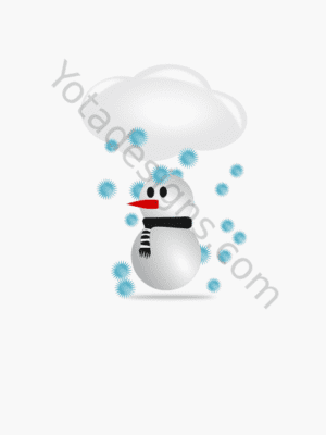 Weather snow icon