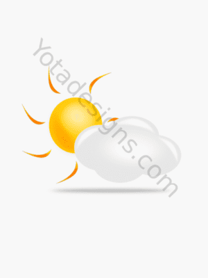 Weather sunny icon