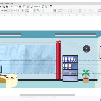 modern Office view infograhic