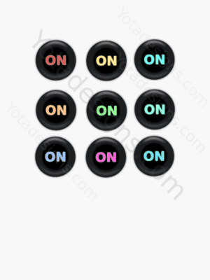 icons set on button