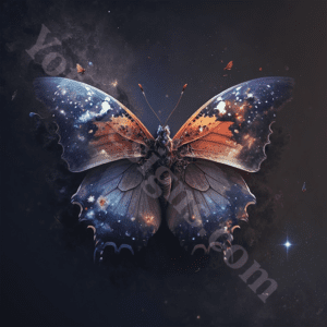Butterfly: High-Quality Cosmic, Galaxy Style for Digital Download