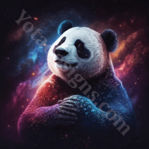 Panda, High-Quality Cosmic, Galaxy Style