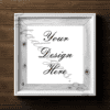 White Wooden Frame Photoshop Smart Object for Product Showcase